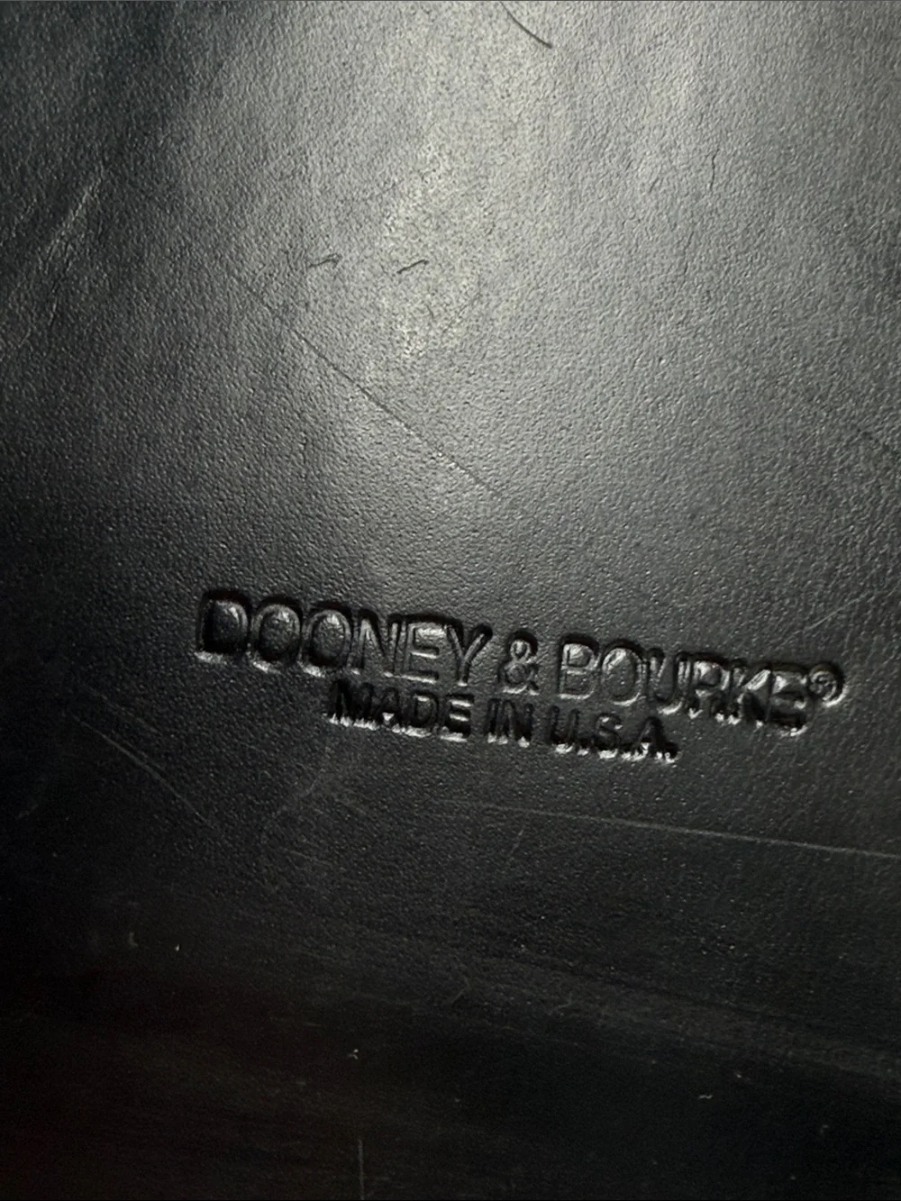 Dooney & Bourke Classic Black Canvas Weekender Travel Tote Vintage